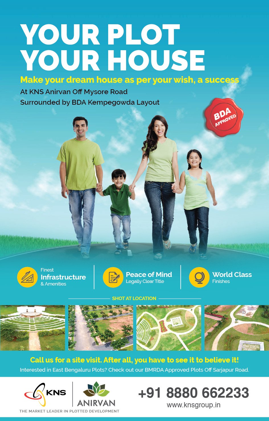 Real Estate Advertisement KNS Infrastructure Elebird